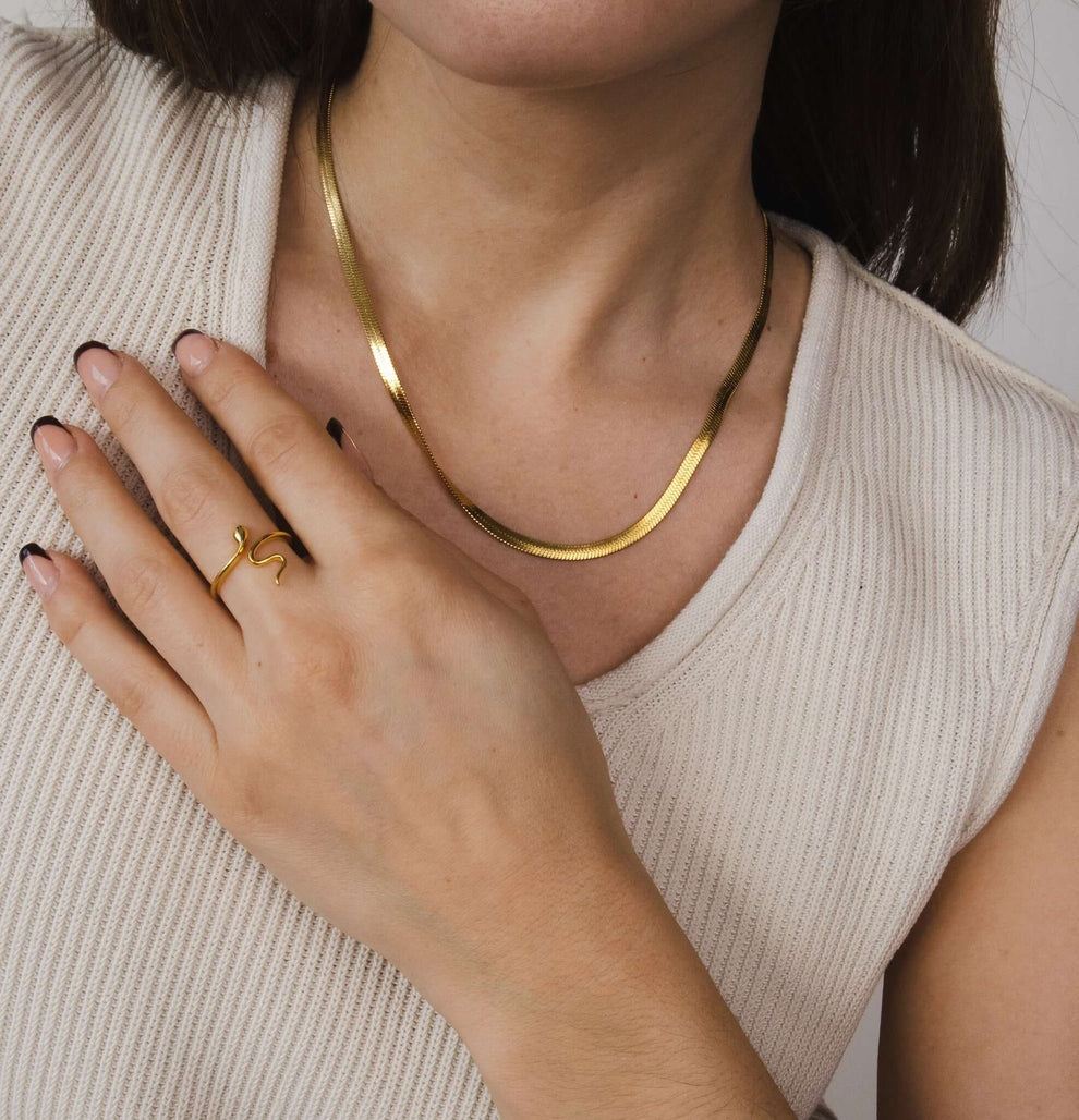 Ketting Snake skin